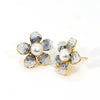 Cherry Blossom Pearl Earrings - Leila Jewels