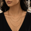 3 Chain Necklace Set - Leila Jewels