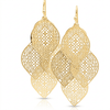 Laser Etch Dangly Earrings - Leila Jewels