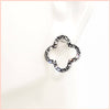 Pavé Clover Earrings - Leila Jewels