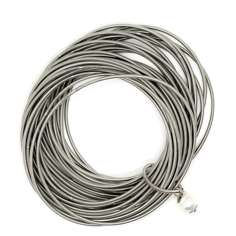 Multl - Strand Guitar Wire Bracelet - Leila Jewels