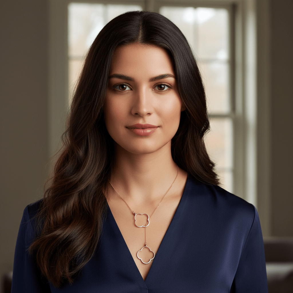 Open Clover Lariat - Leila Jewels