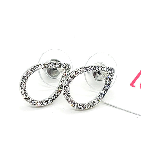 Pavé Teardrop Earrings - Leila Jewels