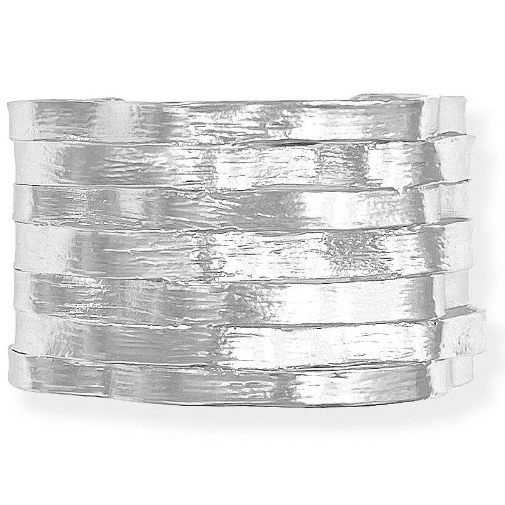Wavy Open Cuff - Leila Jewels