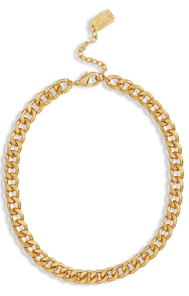 Curb Link Choker Necklace - Leila Jewels