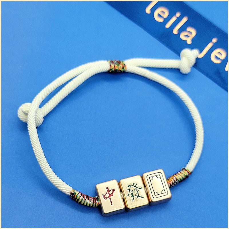 Mah Jongg Tile Pull Bracelet - Leila Jewels