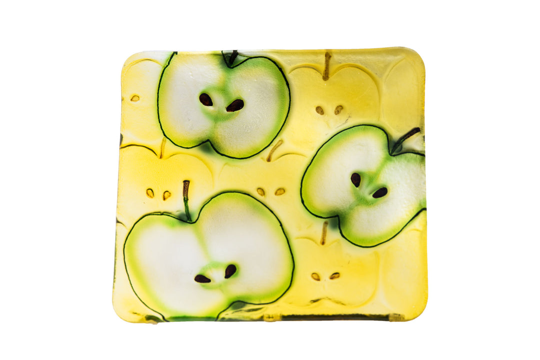 Square Apple Plate