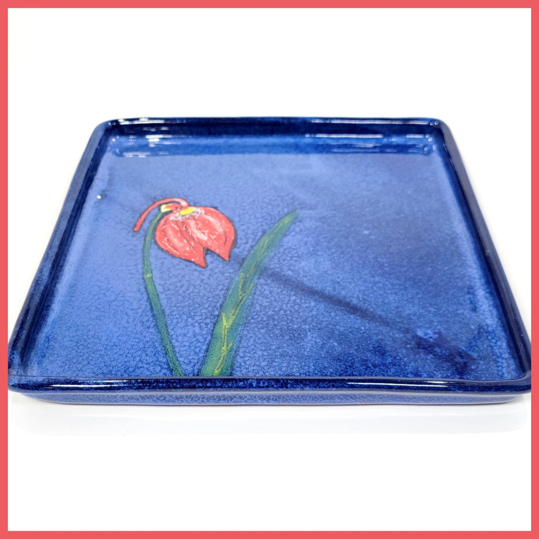 Stoneware Serving Plate | Matzah Plate - Leila Jewels