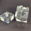 Mah Jongg Crystal Dreidel with Pedestal - Leila Jewels