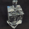 Mah Jongg Crystal Dreidel with Pedestal - Leila Jewels