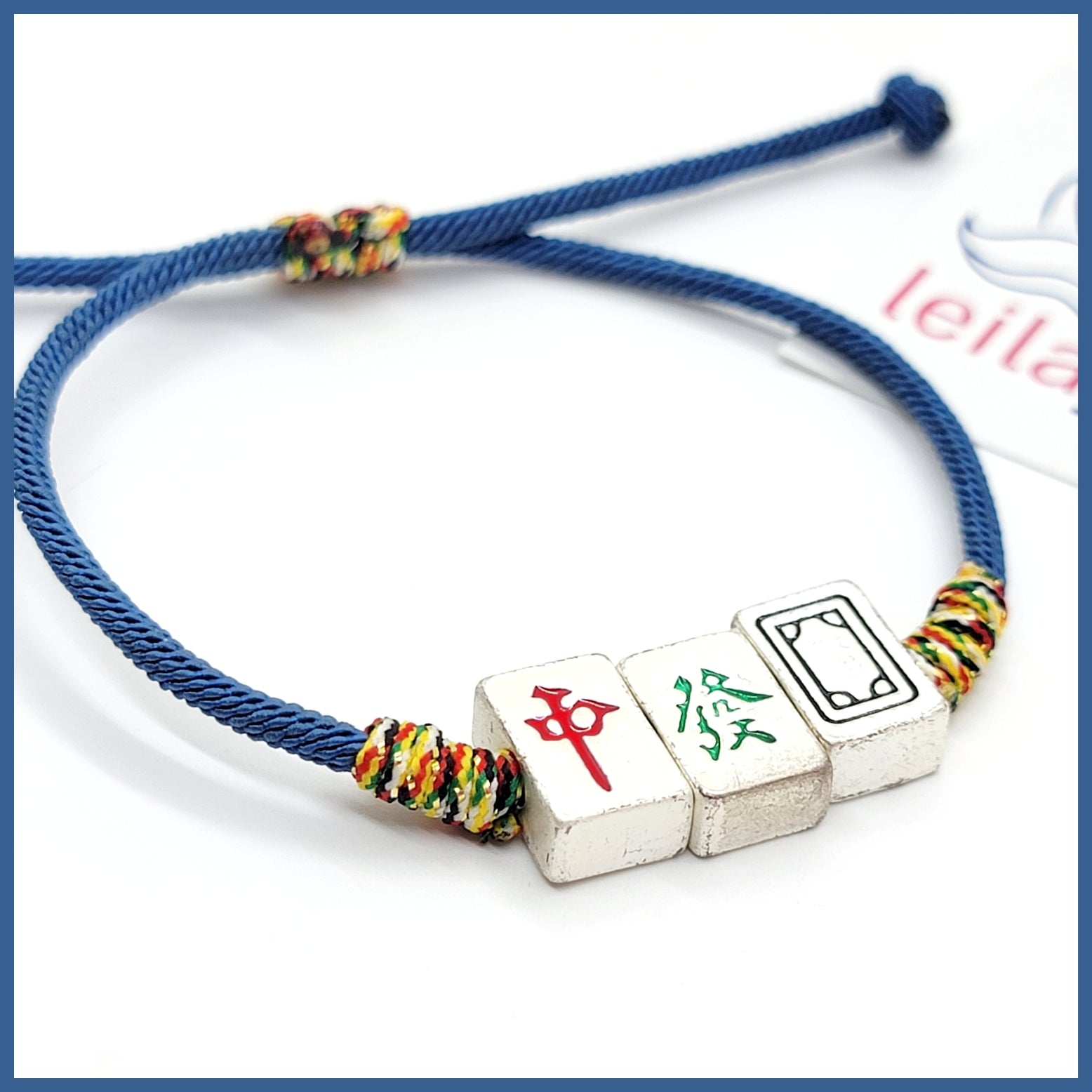 Mah Jongg Tile Pull Bracelet - Leila Jewels