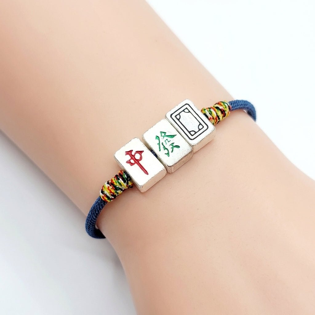 Mah Jongg Tile Pull Bracelet - Leila Jewels