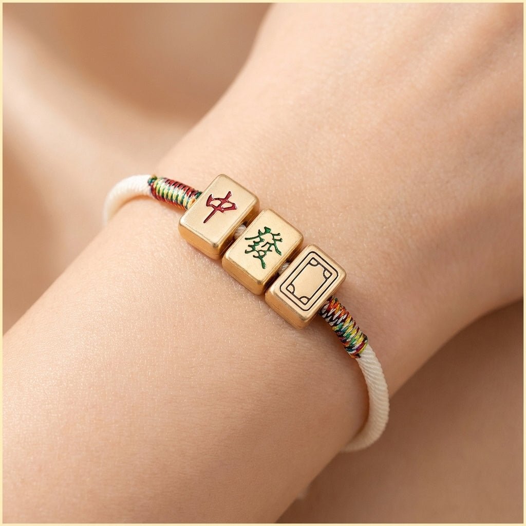 Mah Jongg Tile Pull Bracelet - Leila Jewels