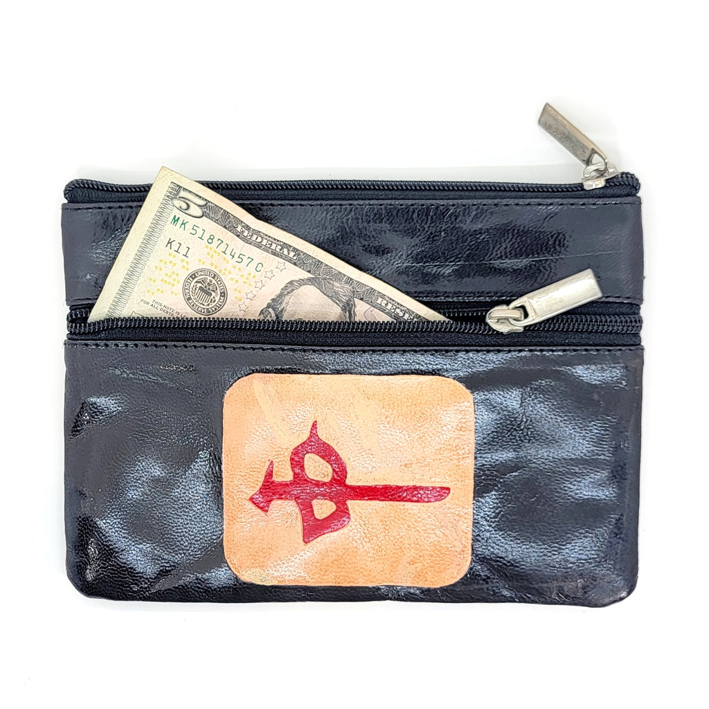 Hand - tooled Leather Mah Jongg Purse - Leila Jewels