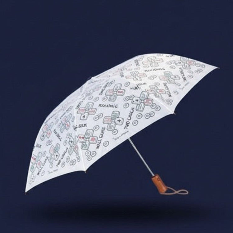 Mah Jongg Folding Umbrella - Leila Jewels
