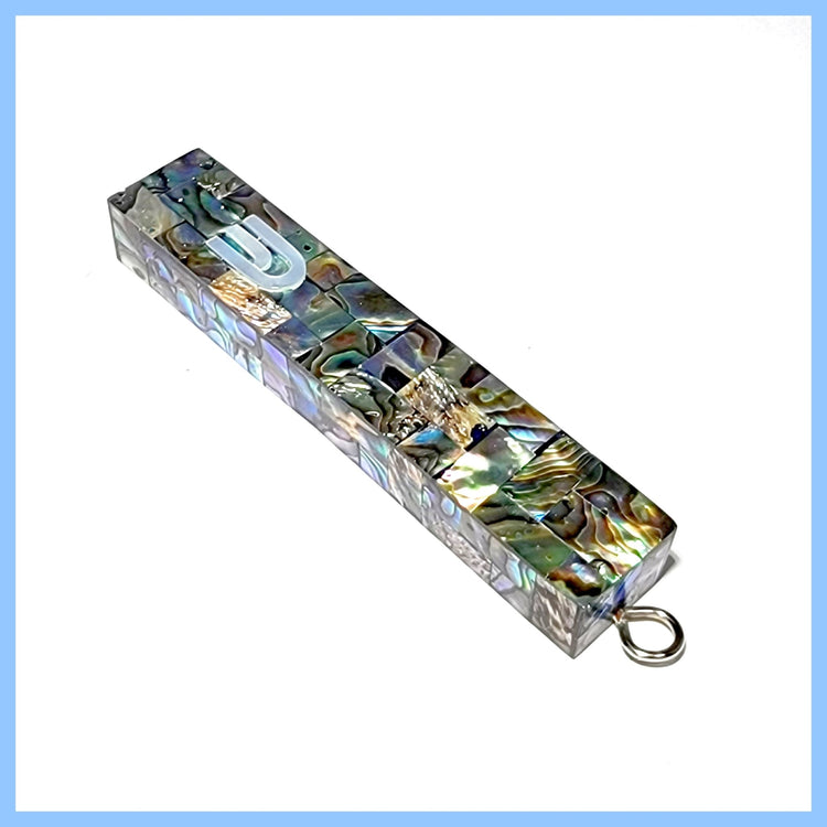 Paua Abalone Mezuzah - Leila Jewels