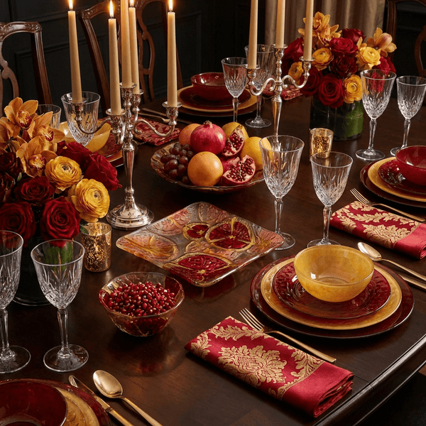 Square Pomegranate Plate - Leila Jewels