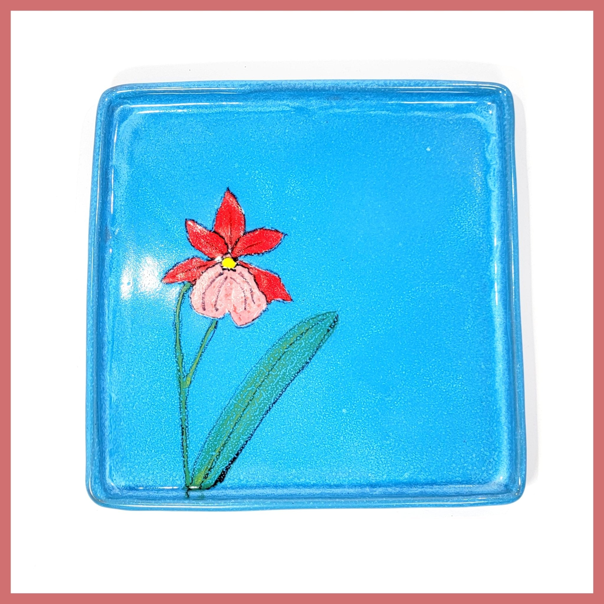 Stoneware Serving Plate | Matzah Plate - Leila Jewels