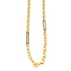 Lago 2 - tone Necklace - Leila Jewels