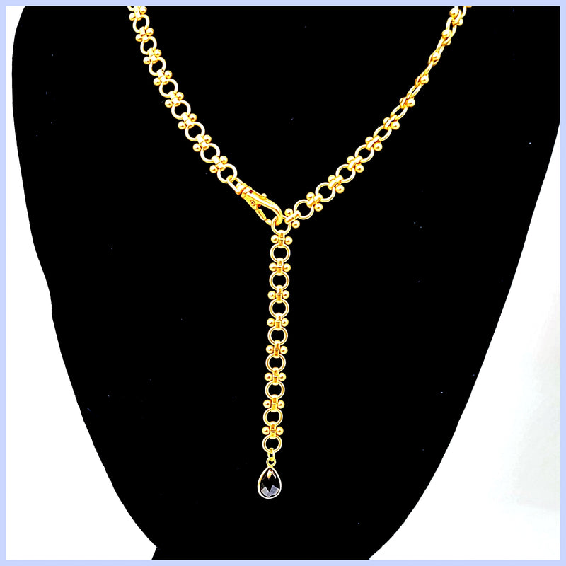 Luxe Gemstone Necklace - Leila Jewels
