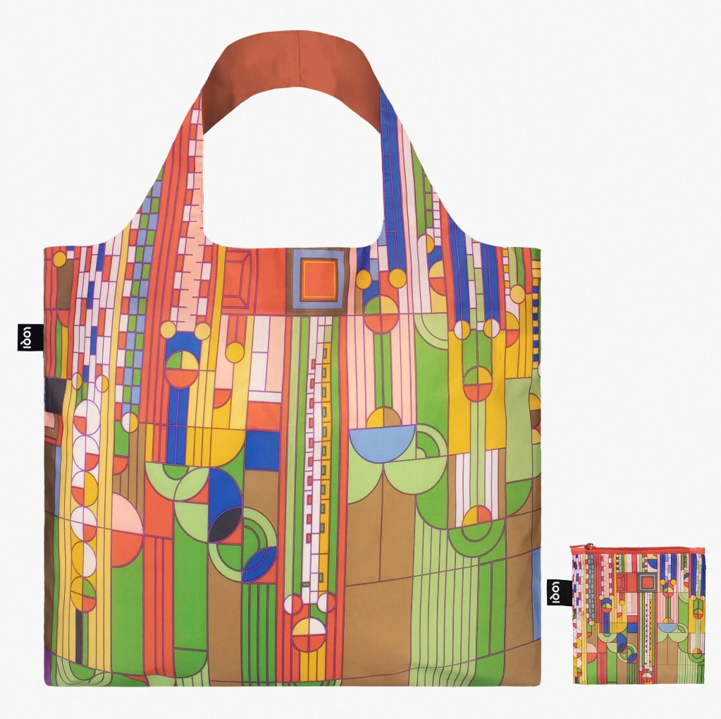 Frank Lloyd Wright Saguaro Forms Recycled Tote Bag - Leila Jewels