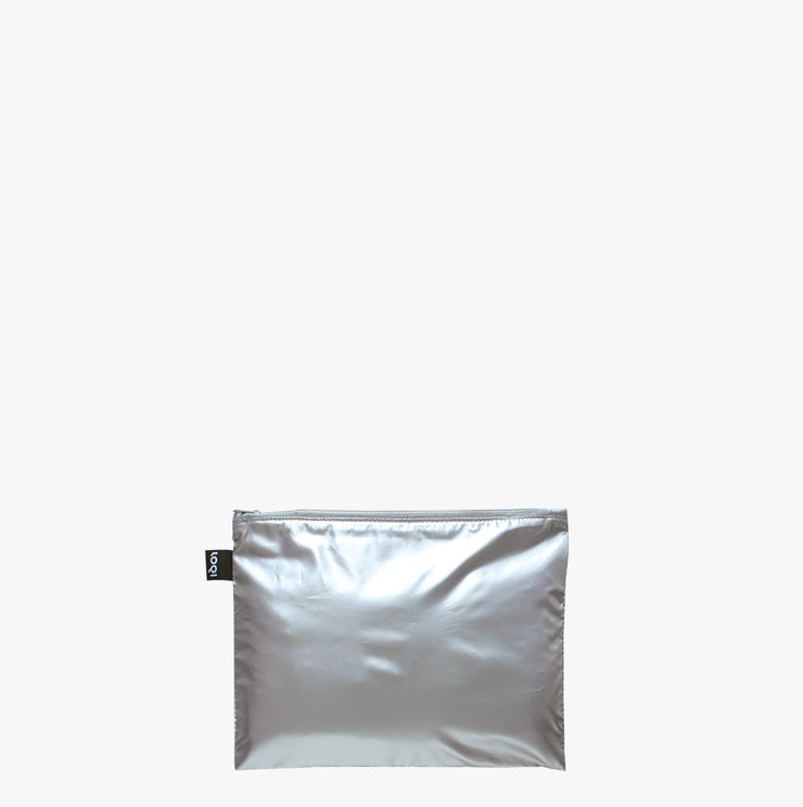 Metallic Recycled Zip Pockets (set of 3)