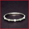 Caviar Enamel Station Bangle - Leila Jewels