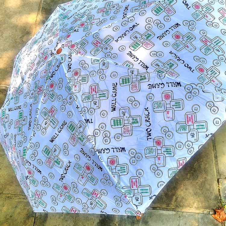Mah Jongg Folding Umbrella - Leila Jewels