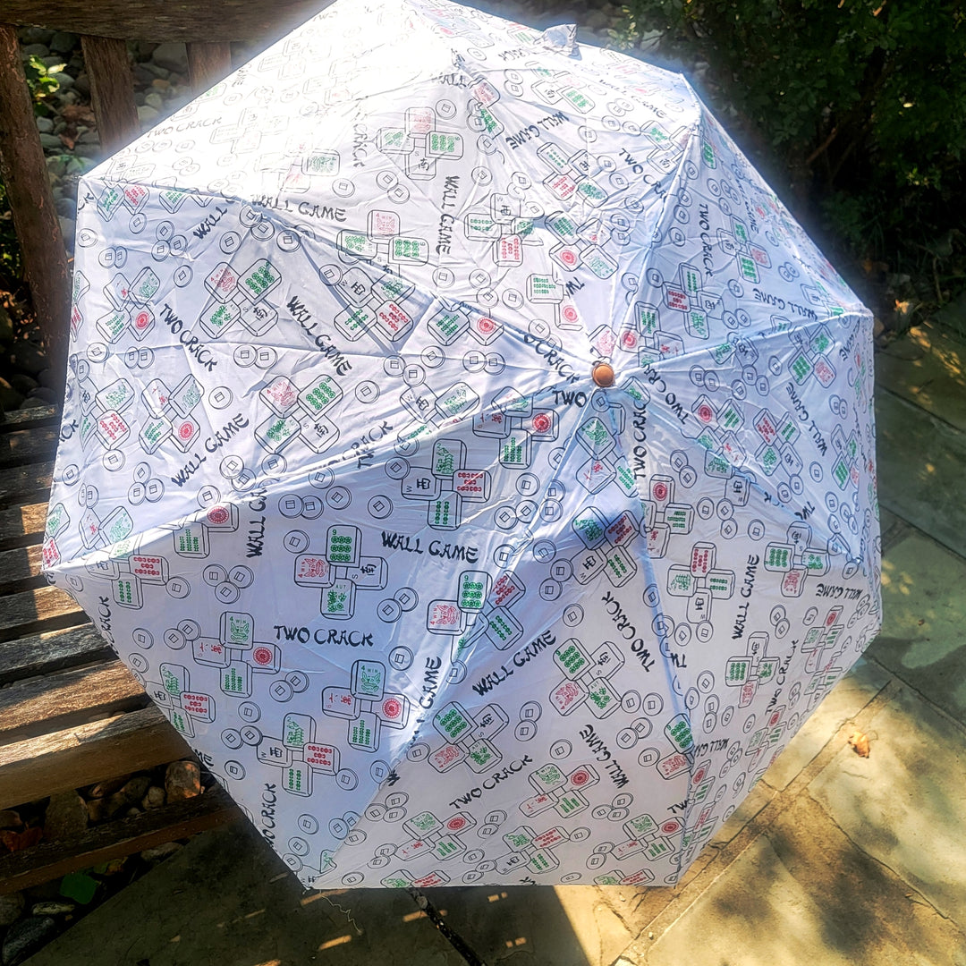 Mah Jongg Folding Umbrella - Leila Jewels