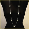 Long Clover Station Necklace - Leila Jewels