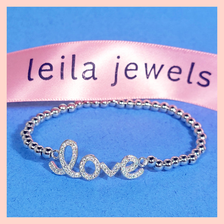 love stretch bracelet leila jewels