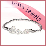 love stretchy bracelet leila jewels