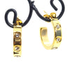 Iconic "Love" Style Hoop Earrings - Leila Jewels