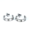 Iconic "Love" Style Hoop Earrings - Leila Jewels