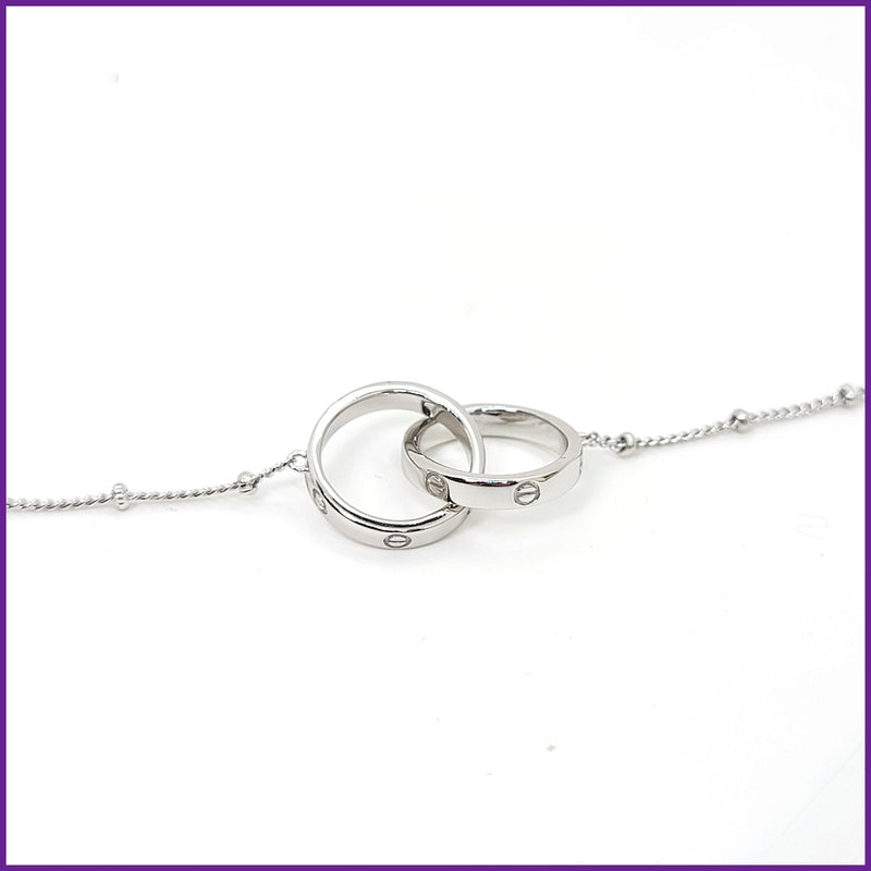 Love Rings Necklace - Leila Jewels