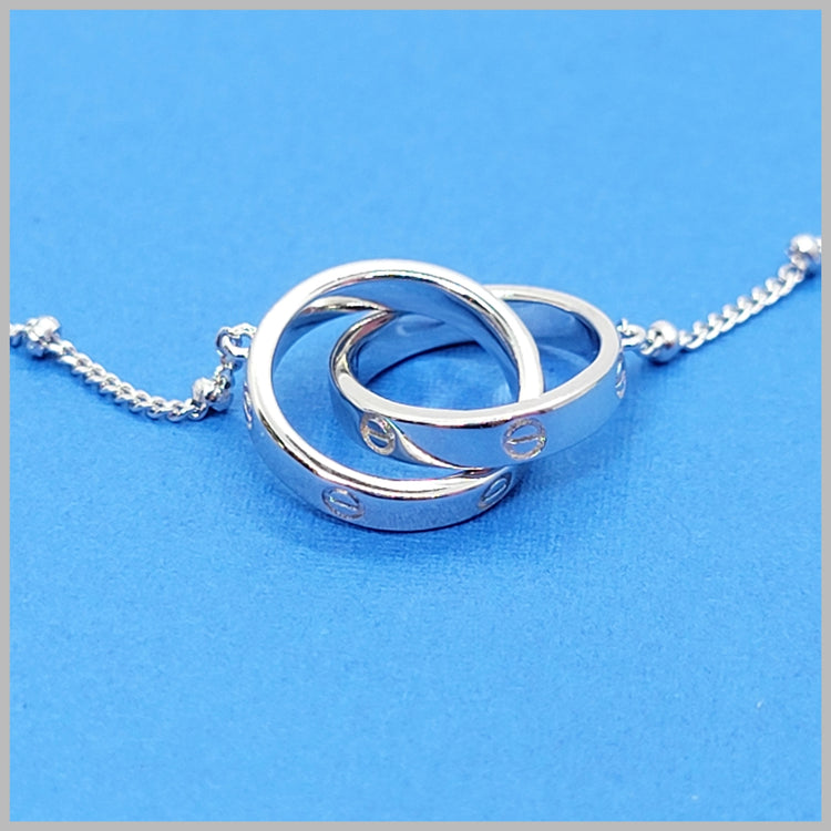 Love Rings Necklace - Leila Jewels