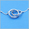 Love Rings Necklace - Leila Jewels