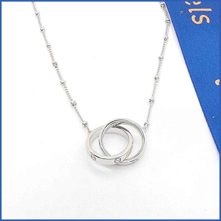 Love Rings Necklace - Leila Jewels