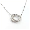Love Rings Necklace - Leila Jewels