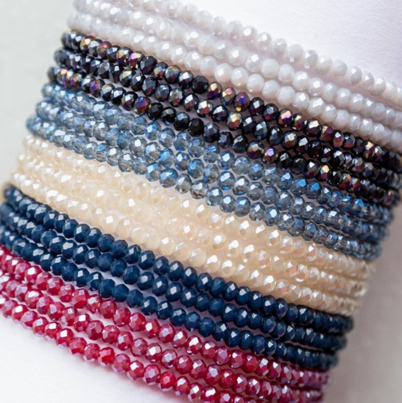 Mini Bead Stretch Bracelet - Leila Jewels