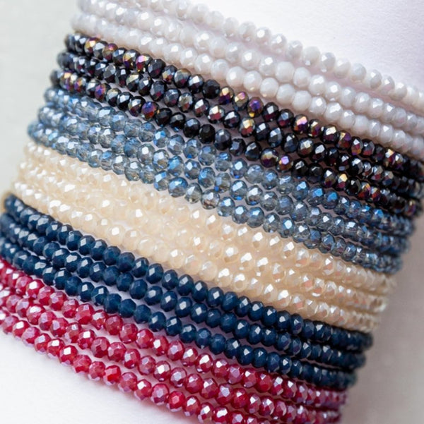 Mini Bead Stretch Bracelet - Leila Jewels