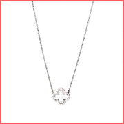 Classic Mother-of-Pearl Clover Necklace
