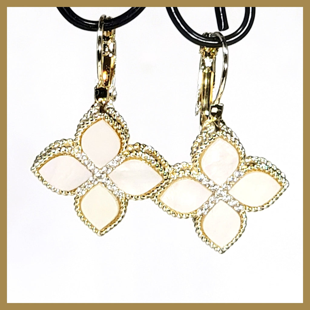 Venetian Style Drop Earrings - Leila Jewels
