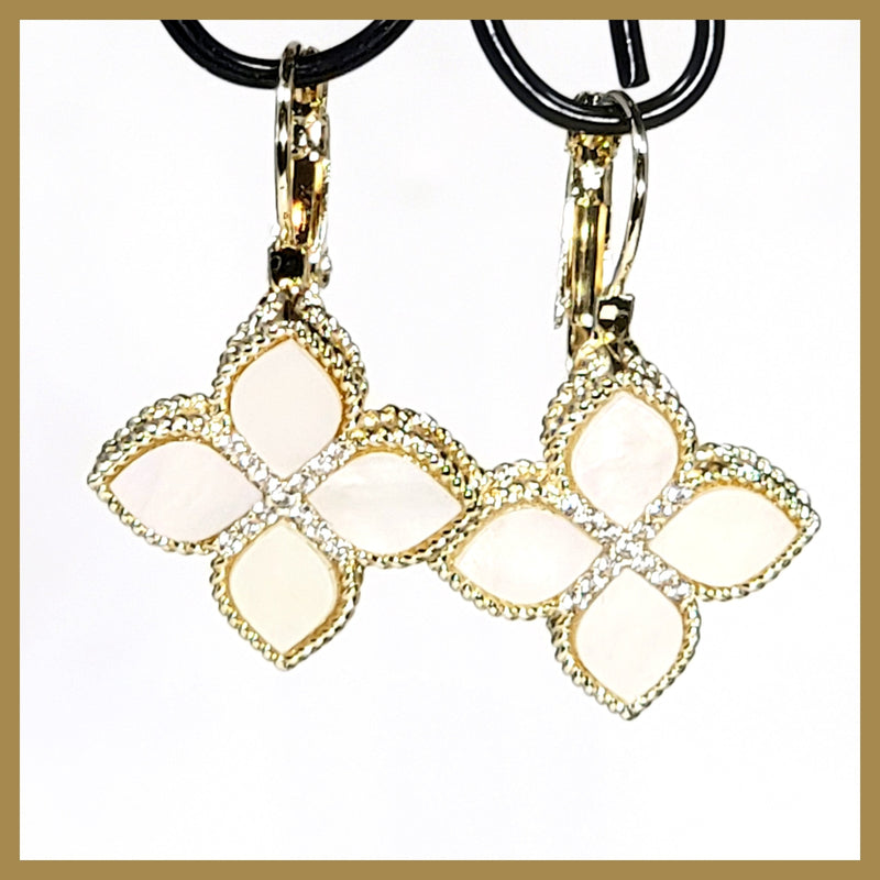 Venetian Style Drop Earrings - Leila Jewels
