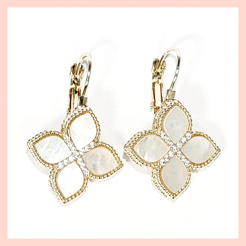 Venetian Style Drop Earrings - Leila Jewels