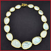 Graduated Mother - of - Pearl Petal Necklace - Leila Jewels