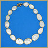Graduated Mother - of - Pearl Petal Necklace - Leila Jewels