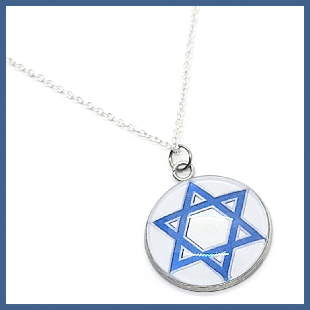 Jewish Star - Stand with Israel Necklace - Leila Jewels