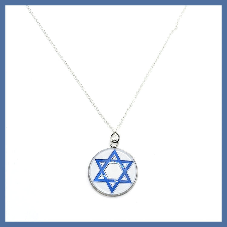 Jewish Star - Stand with Israel Necklace - Leila Jewels