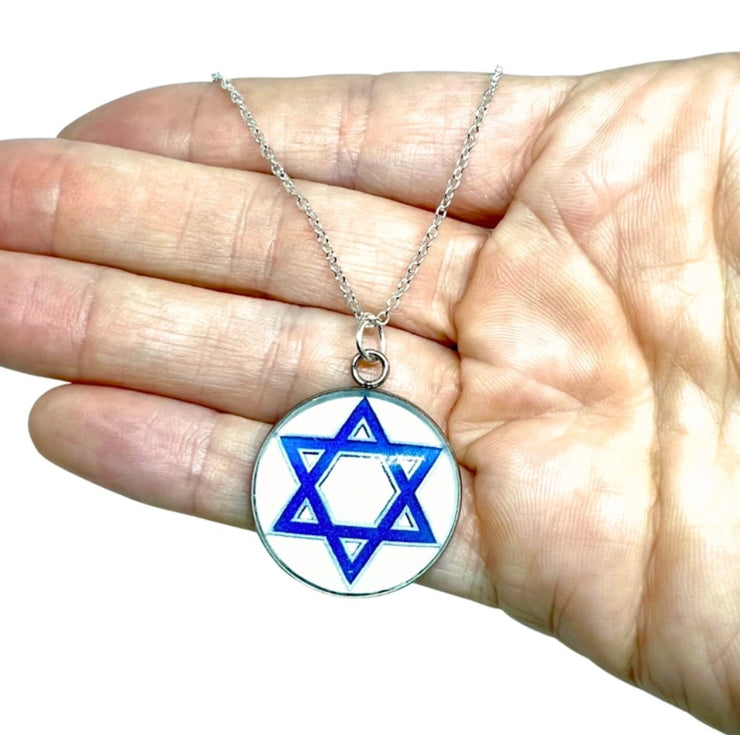Jewish Star - Stand with Israel Necklace